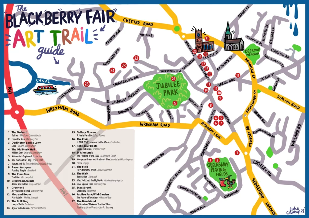 Art Trail map web